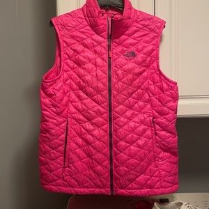 Women’s Pink North Face Vest